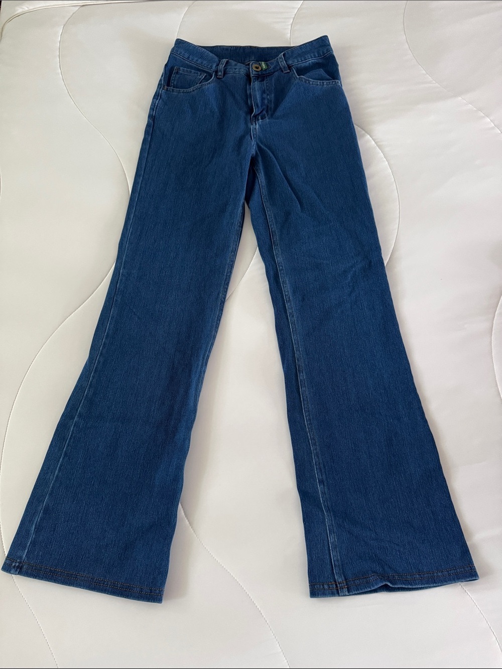 HALARA Dark Blue High-Rise Flare Jeans